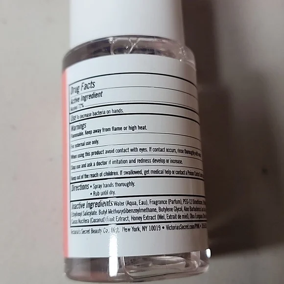 2 Victoria’s Secret PINK Wild Peach 2.5 FLoz Hand Sanitzer & 2 Cozies NEW - Picture 4 of 7